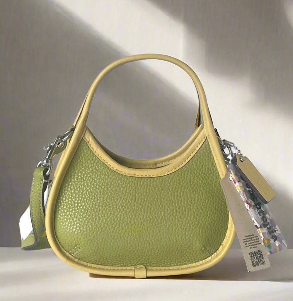 Coach Coachtopia Mini Ergo Bag CO662 Lime Sunflower Leather